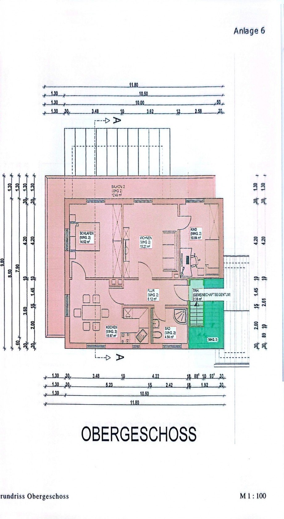 Grundriss Wohnung Erdgeschosswohnung Stephanskirchen