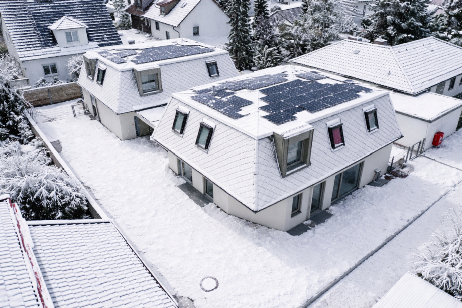 Luftansicht Einfamilienhaus M�nchen