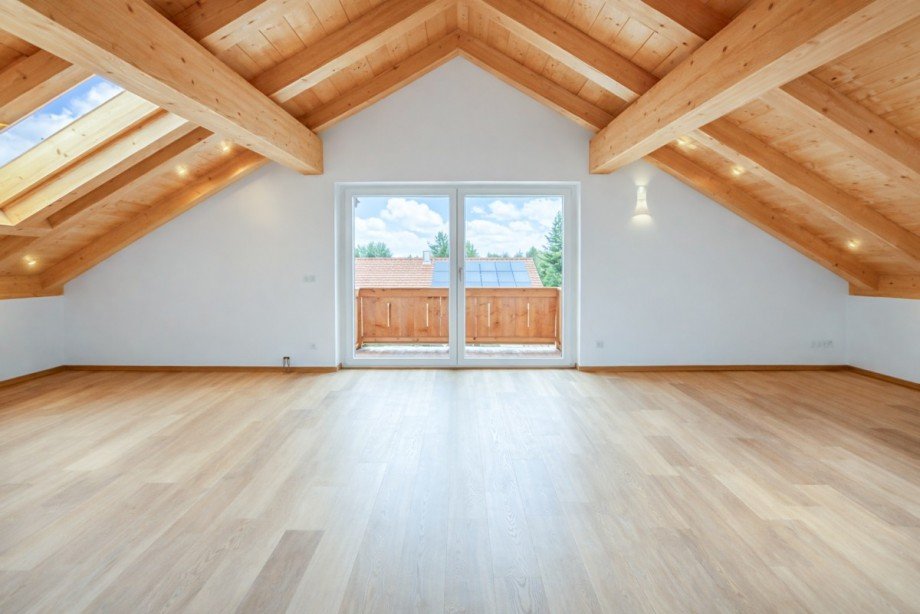 Wohnzimmer Dachgeschosswohnung Otterfing