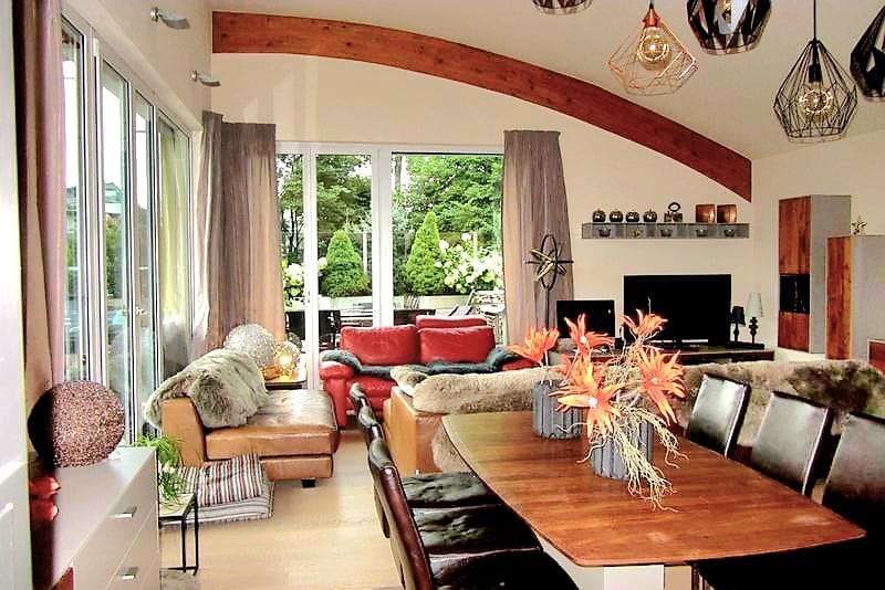Wohnzimmer Dachgeschosswohnung Salzburg