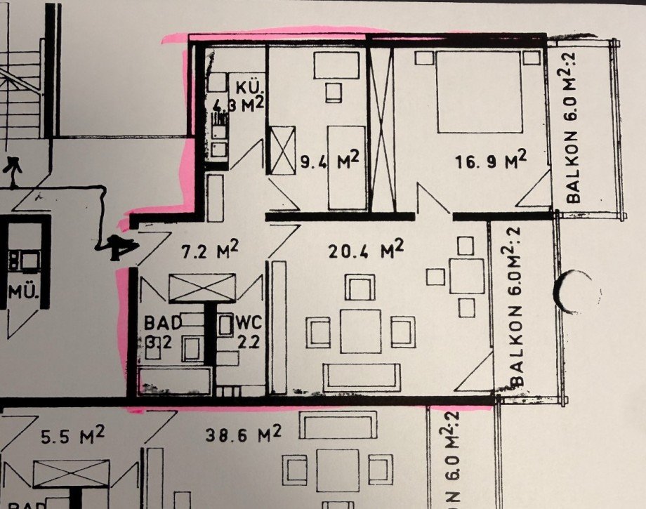 Grundriss Wohnung Bad Reichenhall