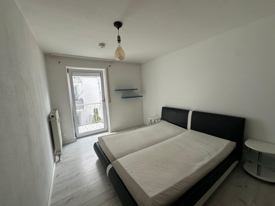 Schlafbereich m. Zugang zum Balkon Wohnung Bad Reichenhall