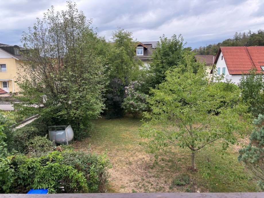 Blick vom Balkon Doppelhaush�lfte Burgkirchen an der Alz